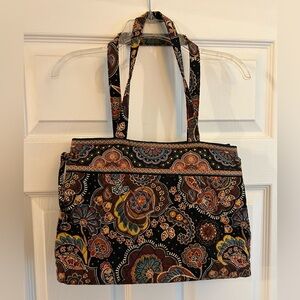 Vera Bradley Kensington (Retired Print) Shoulder Bag / Purse / Tote
